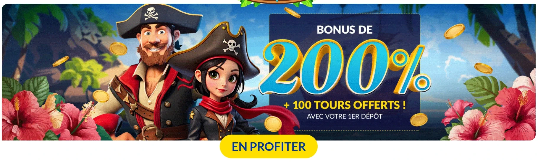 Lucky Treasure Casino : bonus de bienvenue